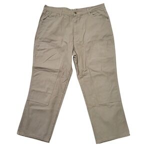 Bear River Workwear Double Front Carpenter‎ Pants 42x30 Heavy Duty Cotton Canvas